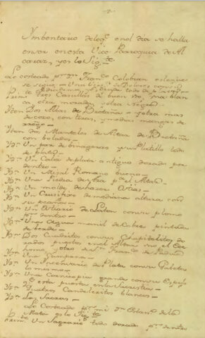 Inventario de Capilla Alcaraz