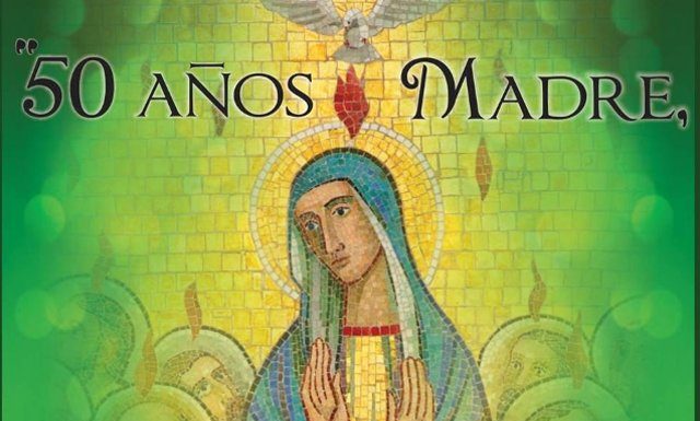 El mosaico de Nuestra Señora del Cenáculo 50 virgen cenaculo