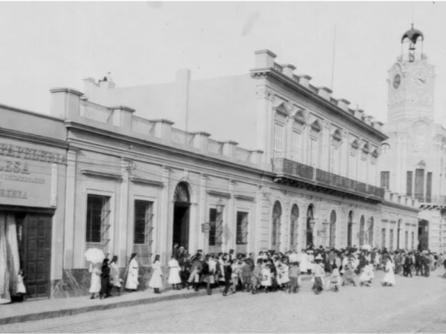 Antigua Casa de Gobierno de la Argentina hoy inexistente