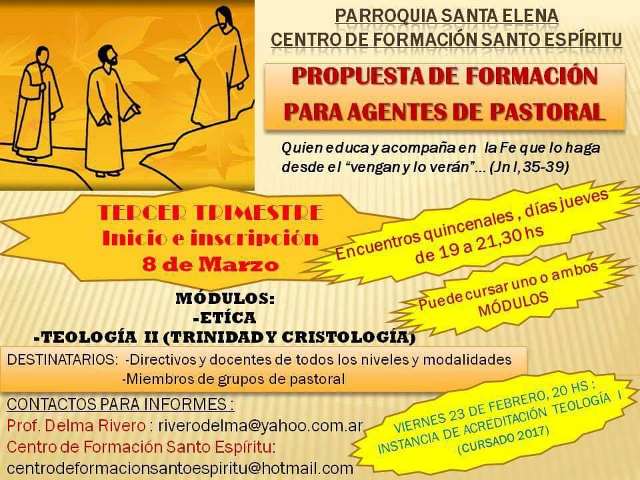 Formacion agentes pastoral Santa Elena