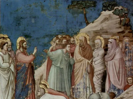 Domingo de la resurrección de Lázaro Giotto Resurreccion Lazaro