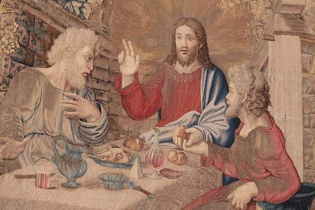 Jesús en la última cena