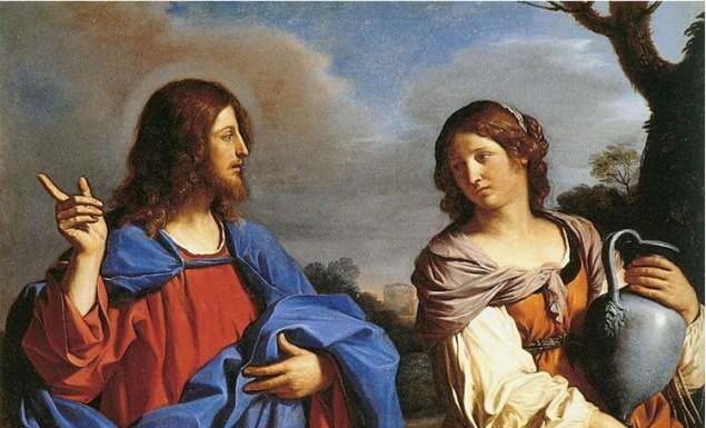 El Domingo de la Samaritana Jesus y samaritana