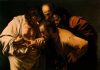 La incredulidad de Tomás de Caravaggio