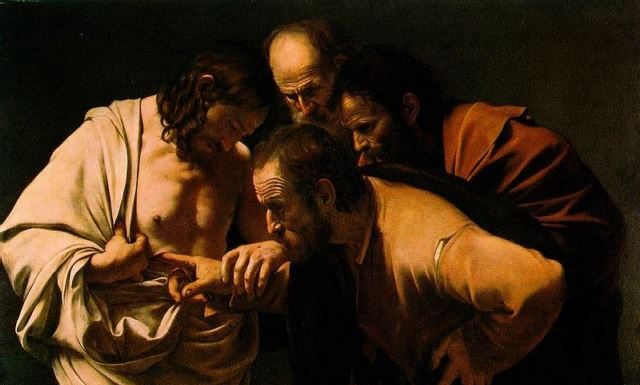 Domingo de la profesión de fe de Tomás La incredulidad de Tomás de Caravaggio