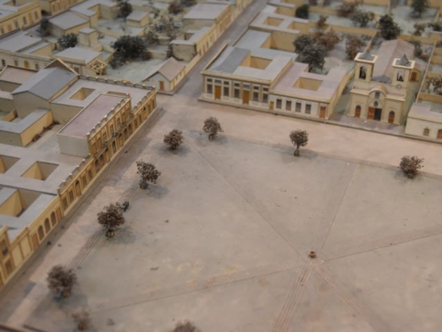 Maqueta de la Ciudad de Paraná durante la Confederación. Gentileza del Museo Histórico Provincial Martiniano Leguizamón