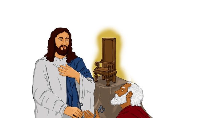 La fe de Pedro es el fundamento de la Iglesia Pedro-Jesus-Llaves