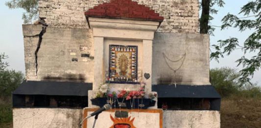 Virgen del Horno de Cal en Bajada Grande