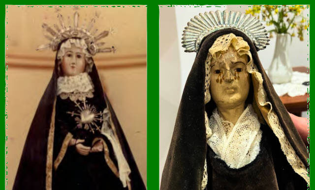 En búsqueda de la imagen perdida de Alcaraz Norte Dos posibles imagenes de la Dolorosa en Alcaraz Norte