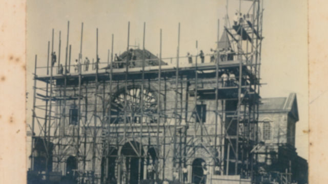 La construcción del Templo de la Virgen del Carmen de Nogoyá