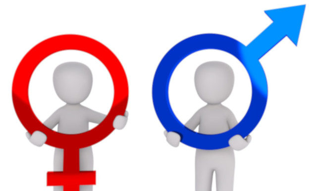 Varón y mujer los creó 1 hombre-mujer