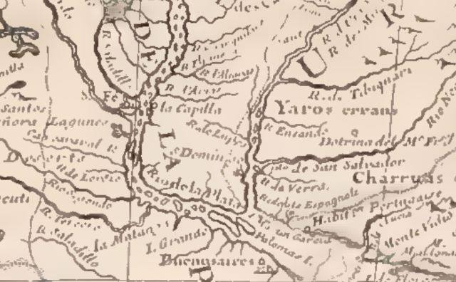 mapa de 1703 - Ovalle y Techo