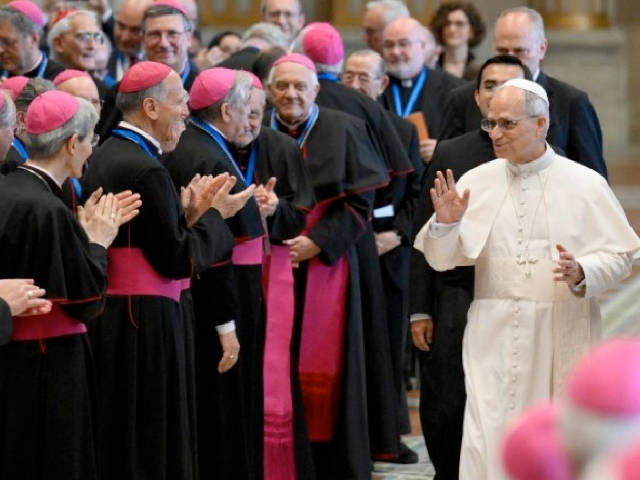 El Papa León y los obispos